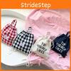 Stylish Korean Inspired Mini Backpack For Kids With Lightweight Canvas Material And Checkered Design For School And Outings