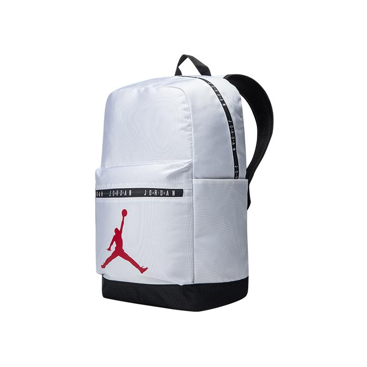 New Jordan Polyester Backpack Regular Unisex White JD2233029GS-001