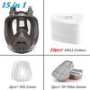 Three-port Multi-purpose 6800 Gas Mask Industrial Spraying Replaceable Filter Organic Vapor Welding Spray Paint Insecticide 7