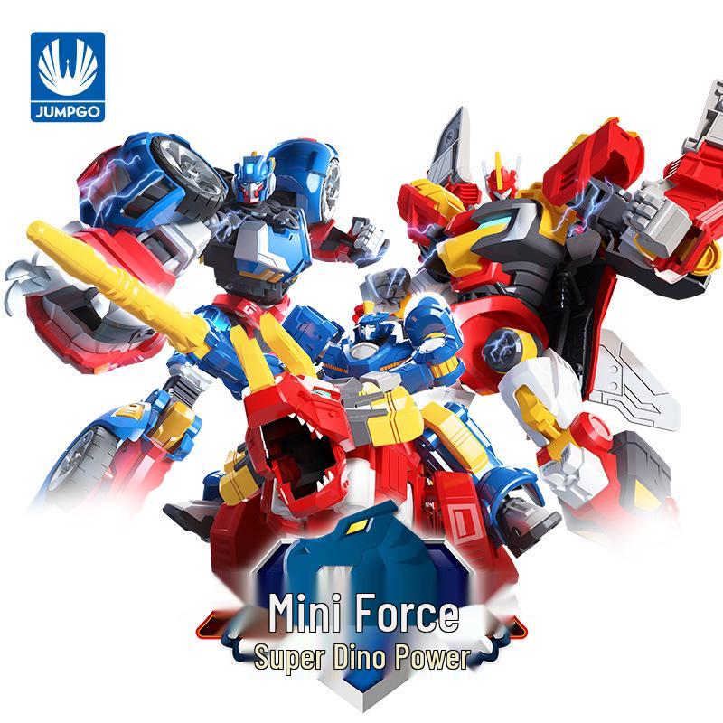 Zhan Gao Mini Force Super Dinosaur Power Series 2 Transforming Mecha Robot Toy