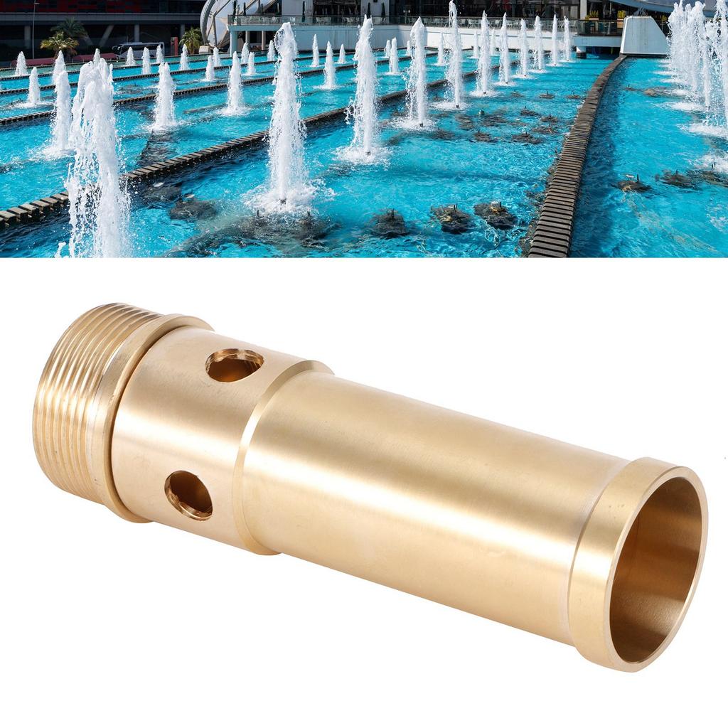Kupfer Brunnen Düse Sprühkopf Teich Sprinkler für Pool Musik Felsenbrunnen Dekor 1,5 Zoll DN40