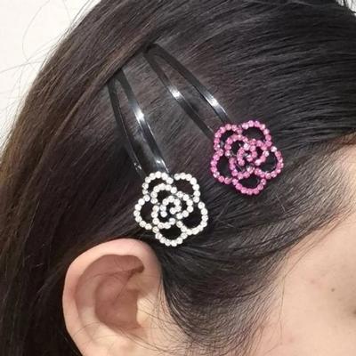 Goddess Hair Accessory Pretty Bob Hair Clip Cubic Zirconia Snap Clip