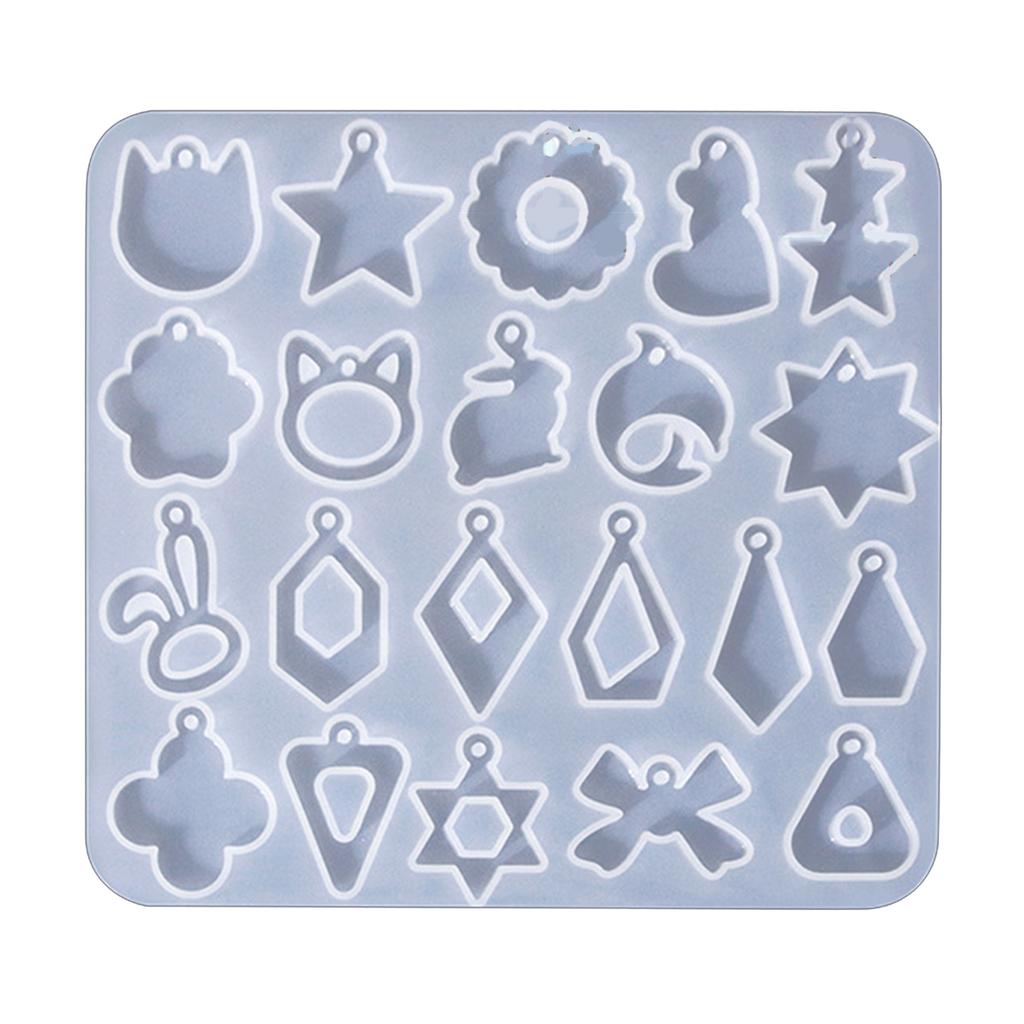 Stampo Creativo per Orecchini Fatti a Mano Pendenti per Orecchie Stampo in Silicone Stampo per Creazione di Gioielli Stampi Pratici per Ornamenti per Orecchie