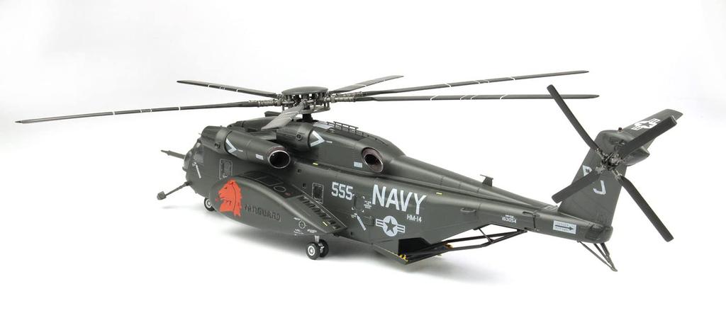 US Navy Mine Helicopter Sea Dragon Vanguard Plastic Model Kit Molded Color Platz/Italeri 1/72 Sweeper/Transport MH-53E HM-14 TPA-18