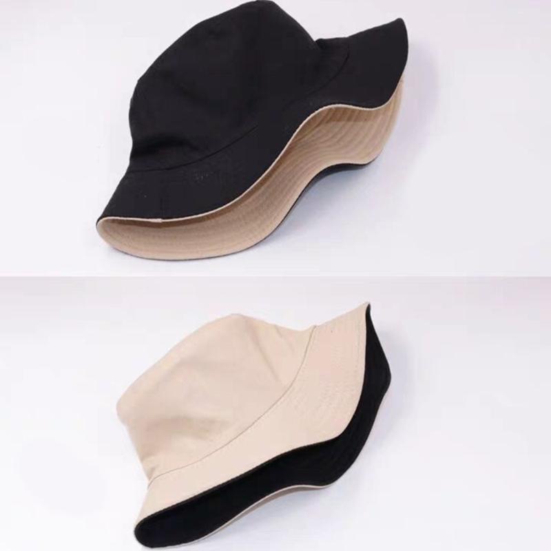 Double Side Fisherman Hat For Couples Stylish Comfortable Foldable Sun Protective Bucket Hat For Beach Vacation Wear