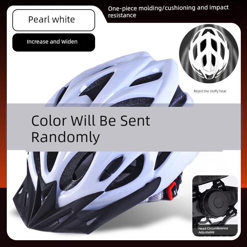 Yu Zhaolin's Premium Bicycle Helmet with Integrated Goggles, One-Piece Riding Helmet for Men and Women, Mountain and Road Safety Helmet