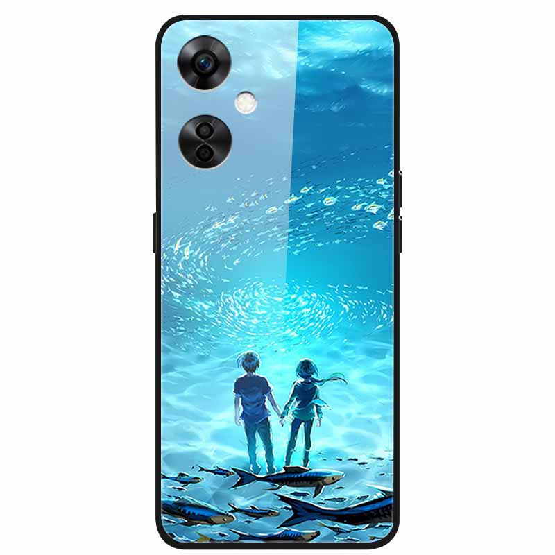 For One Plus Nord CE 3 Lite 5G Case N30 Tempered Glass Hard Back Cover for Oneplus Nord CE3 Lite N 30 Cases Bumper 3lite CE3Lite