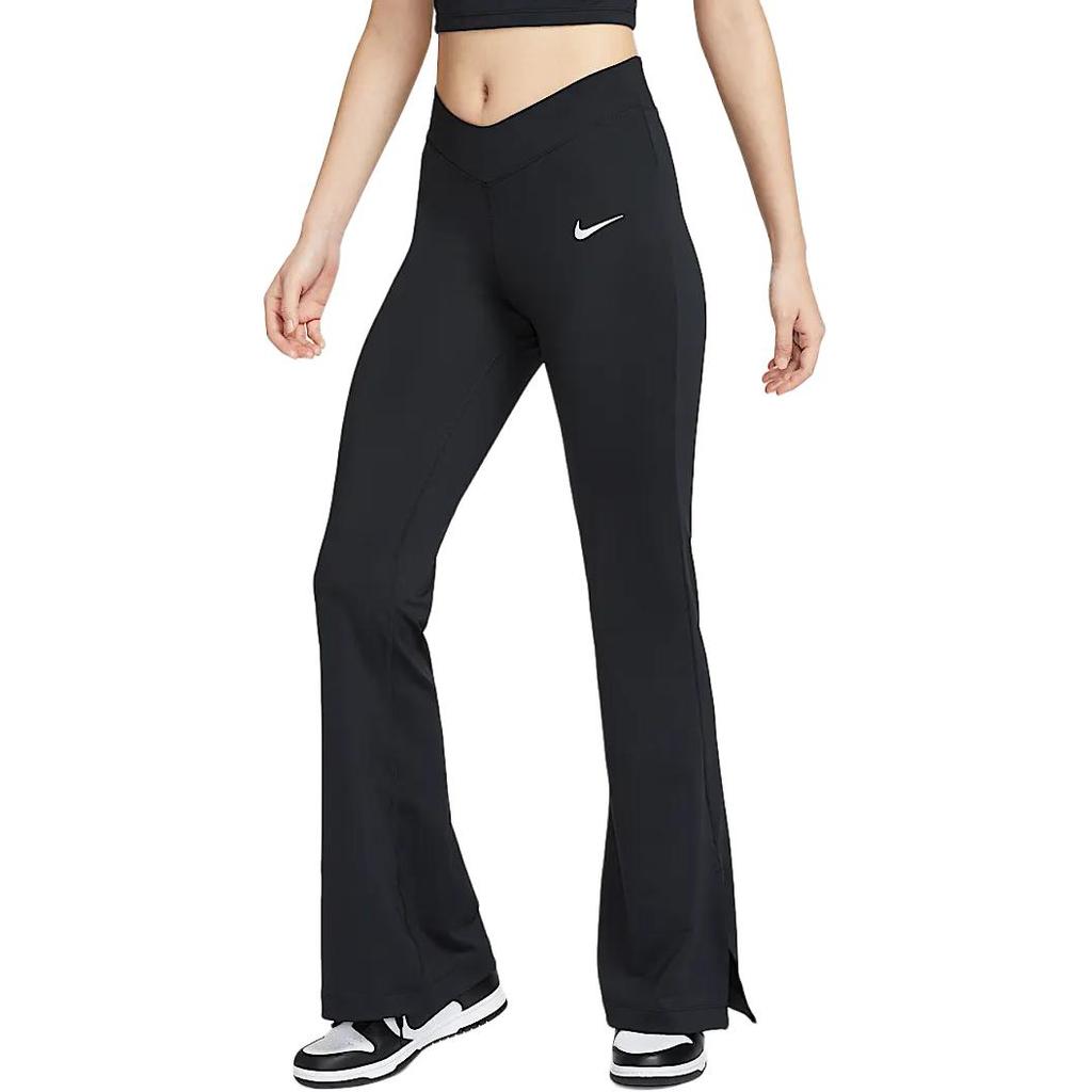 Nike Sportswear Team Mid-Rise Stylish Casual Pants Women Bottoms Black IB5586010