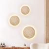 Wabi-Sabi Style Retro Yellow Travertine Light for Hallway, Corridor, Entrance, Balcony, and Bedside Atmosphere.
