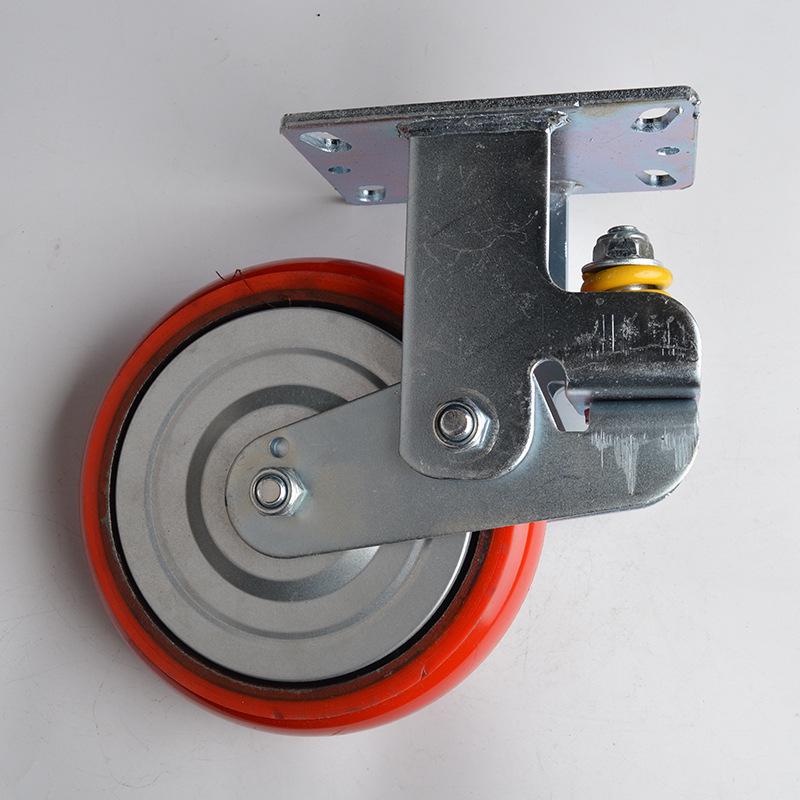 Heavy Duty Shock Absorbing Swivel Caster Wheel with Cast Iron for Hand Trucks