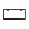 Universal Alloy License Plate Frame Black Carbon Bracket American Auto Accessory Fiber Number Plate TAG Cover for Front Rear