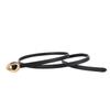 Thin Belt for Women, Fashion Waist Belt for Dress Shirt, Adjustable Knot Skinny Belt Elegant and Simple Gold Buckle Woman Belts