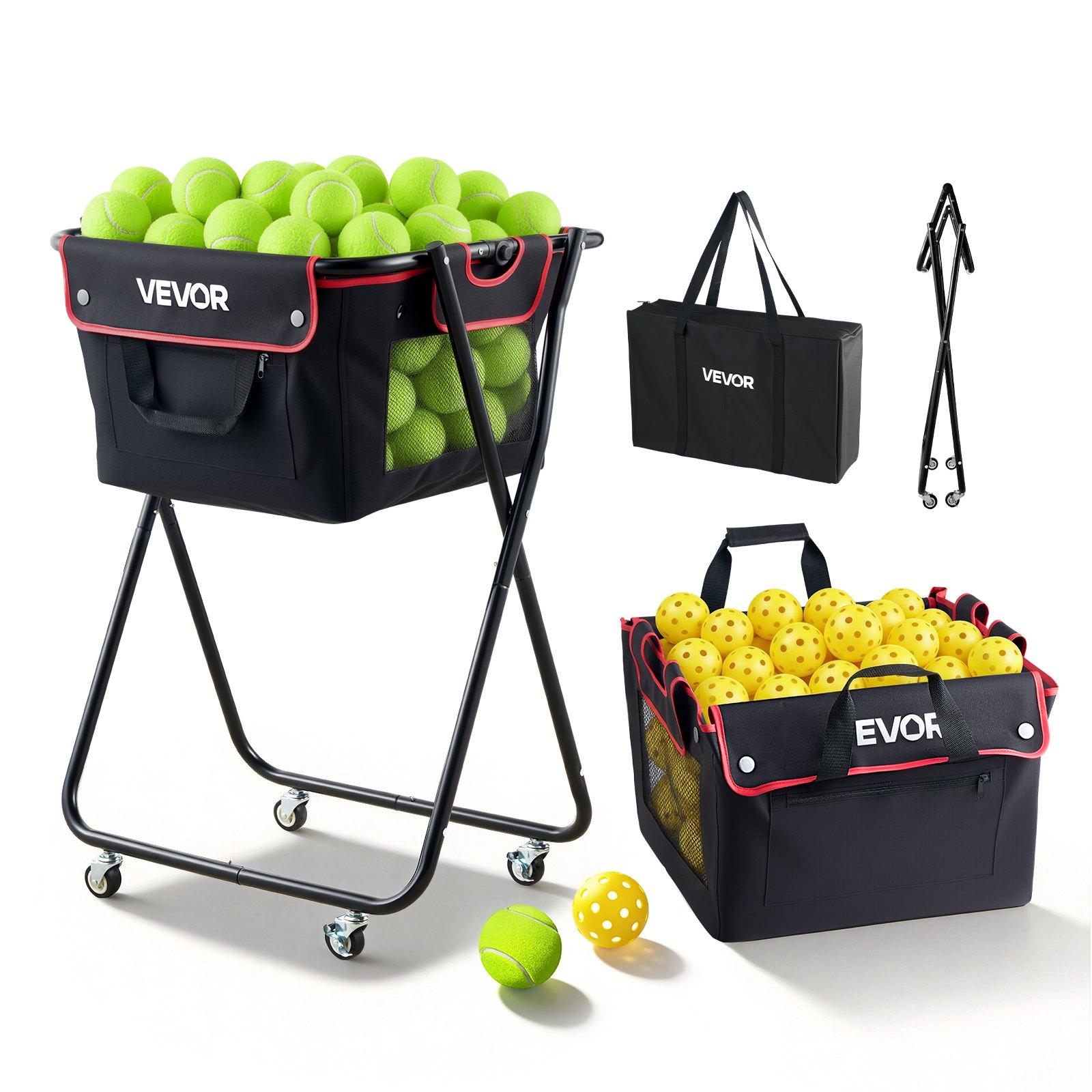 VEVOR Tennis Ball Hopper, Holds 175