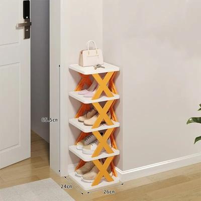 5 Camadas Novo Simples Sapateira Multi-dobrável Economia de Espaço DIY Organizador Doméstico Multifuncional Armazenamento Econômico Sapateira