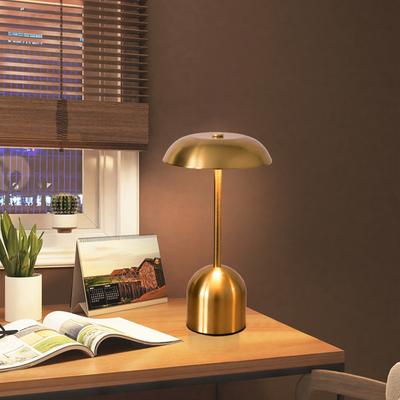 Minimalist Metal Decorative Lamp LED Night Light Ambient Lamp Rechargeable Touch-Control Table Lamp For Restaurants Bars Hotels