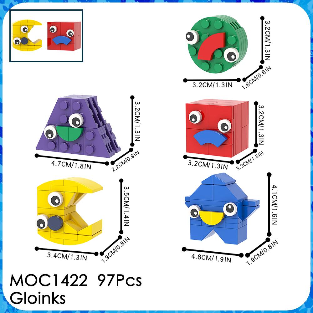 MOC Pomni Amazing Digital Circus Bricks Assembled Sci-Fi Anime Figures Compatible Building Blocks Friends Gift Toys For Children