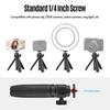 Lightweight Portable Mini Tripod Extendable Tripod Stand Handle Grip with 4 Levels of Adjustable Height for Phone