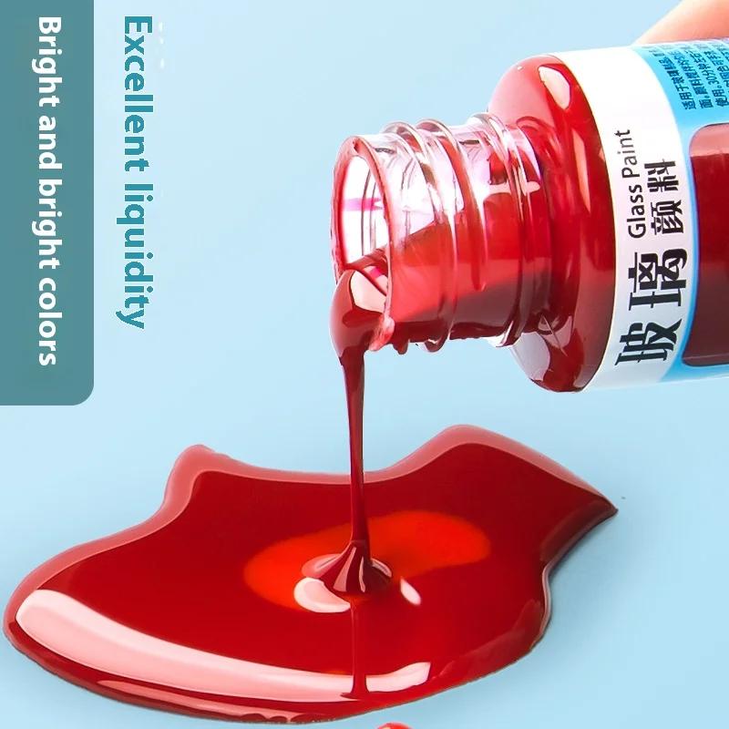 20/25 ml Acrylic Paints Professional Hand Painted Glass Paint DIY Acrylic Watercolor Artist Gouache Drawing Painting Pigment