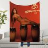Karol G Tropicoqueta Blanket Soft Warm Furry Throw Super Kids Toys Bed Sofa Car Cradle