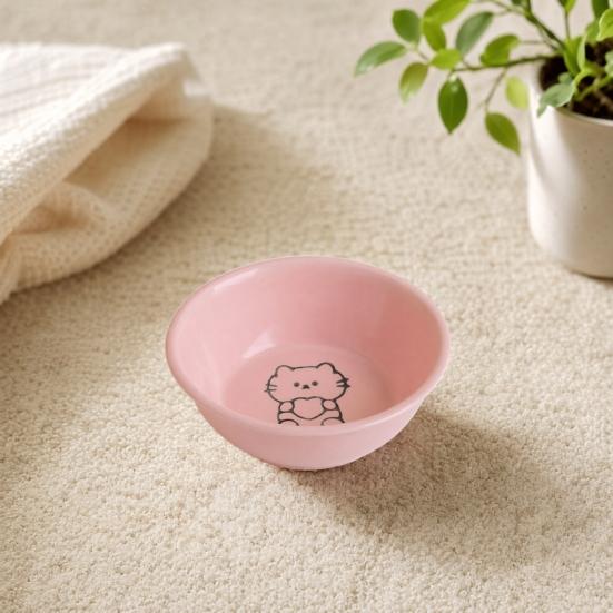 Raised Pet Bowl Ceramic Cat Bowl with Stand Tilted Pet Food Bowl Protect