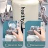 Stainless Steel Vacuum Thermos Cup Adjustable Strap with Handle Children's Straw Cup Large Capacity Insulated Cup Outdoor