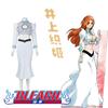 Anime Inoue Orihime Cosplay Kostüm Prinzessin Weißer Tau Taille Langes Kleid Kopfschmuck Frau Sexy Karneval Halloween Anzug