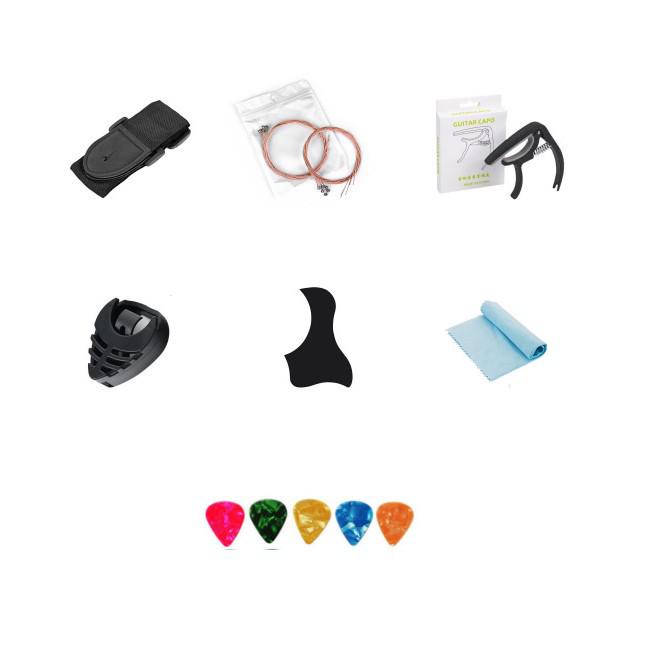 Hot Selling Guitar & Ukulele Accessory Set: Strings & Picks - Customizable Options