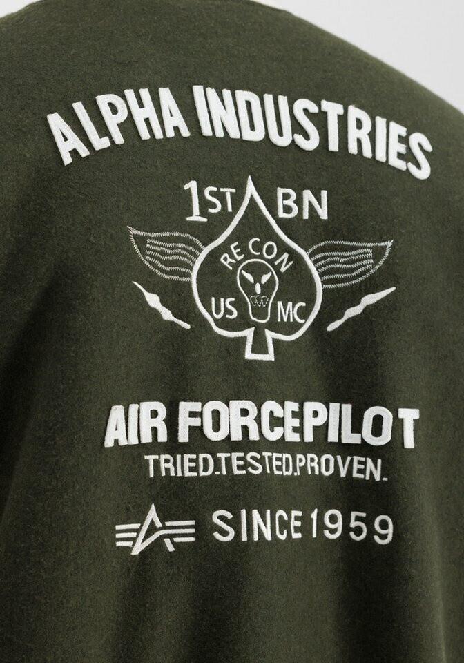 Winter Jacket Alpha Industries Varsity Air Force Jacket (138107) Dark Olive