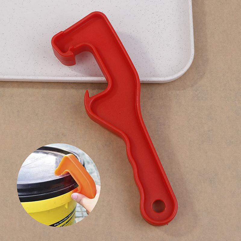 Manual Plastic Can Opener For Gallon Honey Bucket Pail Cap Paint Barrel Lid Removal Wrench Household Labor Saving Opening Tool