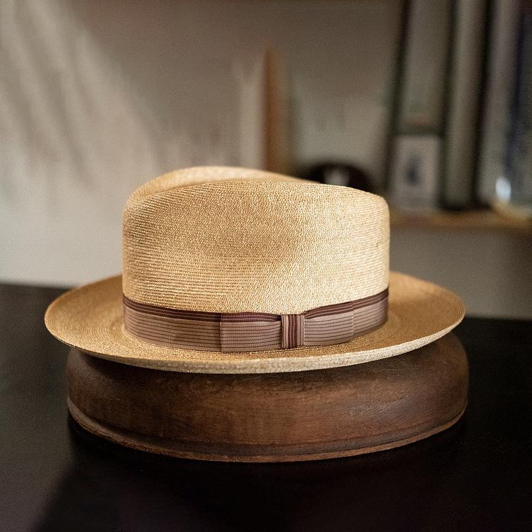 Shade Straw Hat Outdoor Webbing Decorative Straw Hat