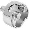 SIXRUN Shift Knob Mounting Adapter, Shift Knob Mounting Adapter 70589 1/2in‑13 Thread Chrome Replacement for Fuller Shifter 13 15 18 10 Speed