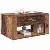 Coffee Table with Drawers Reclaimed Wood Look 80 x 50 x 40 cm Particleboard