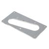 Pickup Frame Acrylic Single Coil Humbucker Frame for Guitar Bass Musical InstrumentSilver