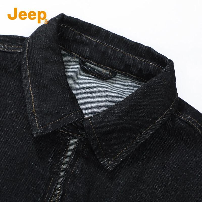 Jeep Men's American Style Cotton Denim Jacket