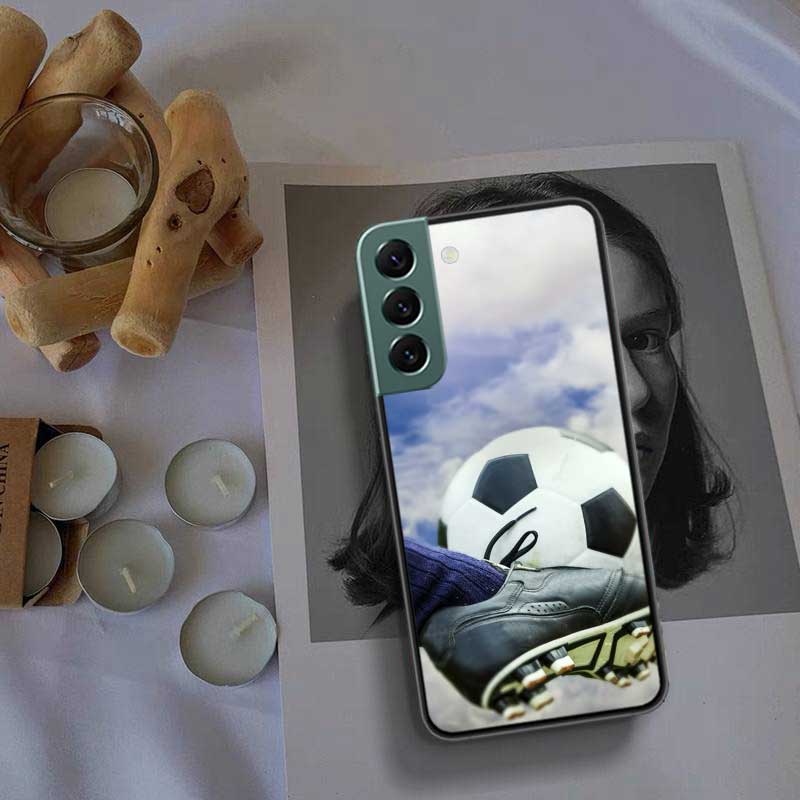 Football Field Phone Case For Samsung Galaxy S22 S25 Ultra S21 S10 Plus S26 Edge S20 S23 S24 FE Cover Silicone Soft TPU Clea