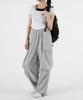 UMM Big Pocket Cargo Wide Drawstring Jogger Training Pants 2 Colors