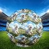 1pc Daisy Field Pup Theme Soccer Ball Football, Size 5, Lightweight PVC, Durable Outdoor Training Soccer Ball, Gift M61485