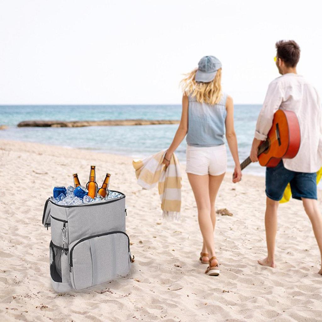 Insulated Cooler Backpack Lunch Lightweight Adult Leakproof Zipper Beach