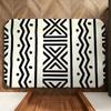 African style fabric print Floor Mat Soft Flannel Floor Mat  Suitable for Entryways, Living Rooms, Bedrooms, and Bathrooms