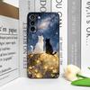 Funny Cute Cat Cartoon Pattern Phone Case for Samsung Galaxy S25 S24+ S23 Ultra S22 Plus S20 S21 FE M53 M34 M36 Soft Back Cover