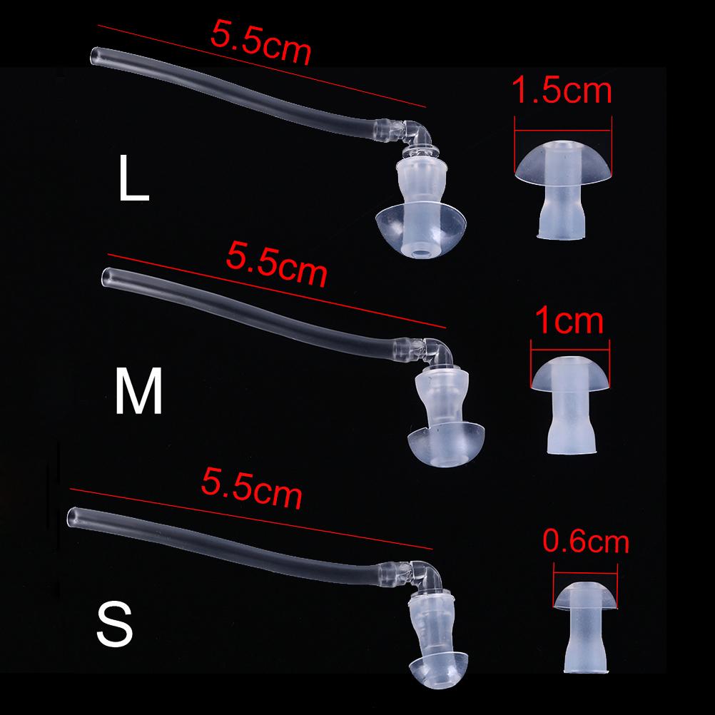 3 Size Clear Hearing Aid Earplug Tube Tubes + Domes Hearing Aids Accessories Domes With Sound
