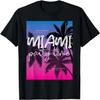 Camisetas Legais de Miami Beach, Eu Amo Miami Flórida, Camiseta Roupa de Miami