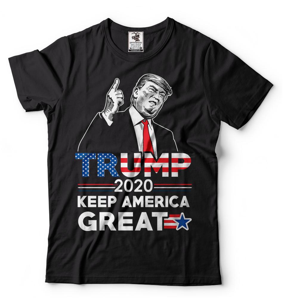 Keep American Great Trump 2024 T-shirt Republican President Re election Tee L