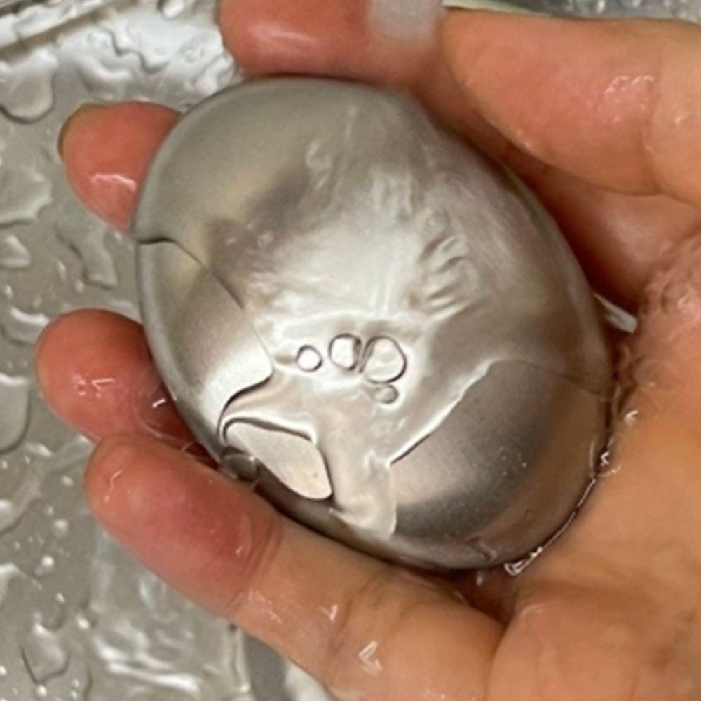 

Stainless Steel MJQMPJAO Iron Soap Fishy Garlic Odor Removal Soap Small