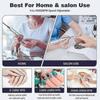 45000RPM Rechargeable Nail Drill for Acrylic Gel Nails - Portable Electric Nail File Set - Professional Manicure & Pedicure Kit for Home Salon Less