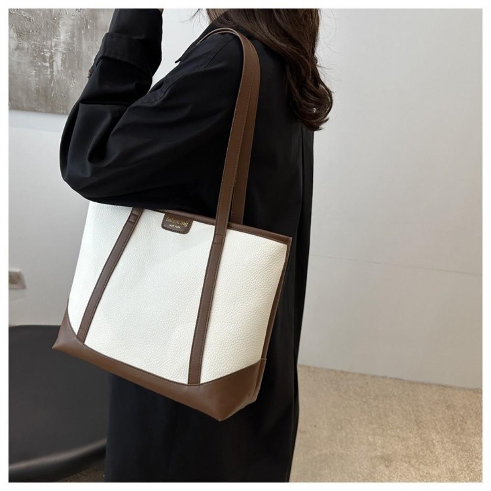 Handbag PU  Tote Bag Korean Style Ladies Commute Bag Elegant Women Shoulder Bag  Office Worker