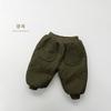 Kids Thick Padded Warm Winter Pants Korean Style Casual Unisex Toddler Children Trousers