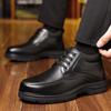Cotton Shoes Men's Warm Winter Velvet Thickened High-top Formal Casual Men's Middle-aged and Elderly Father Shoes