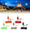 Reflective Tie Downs Rope Hangers Tent Guide Rope for Outdoor Adjusted Tent Tie Downs Rope Hangers Camping Pulley Rope