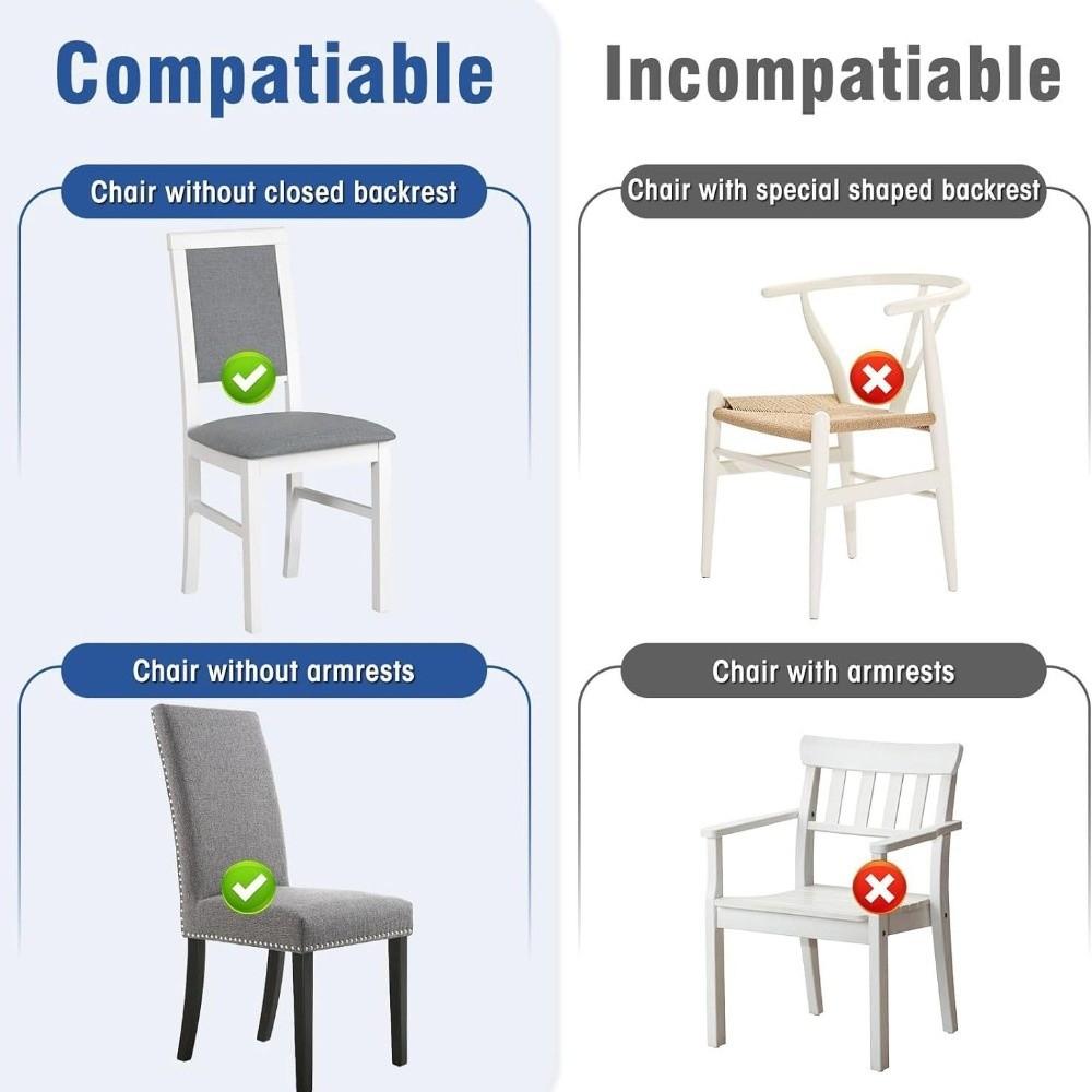 Scratch Resistant PVC Chair Seat Cover Dust-proof Chair Cushion Cover  Room Protection